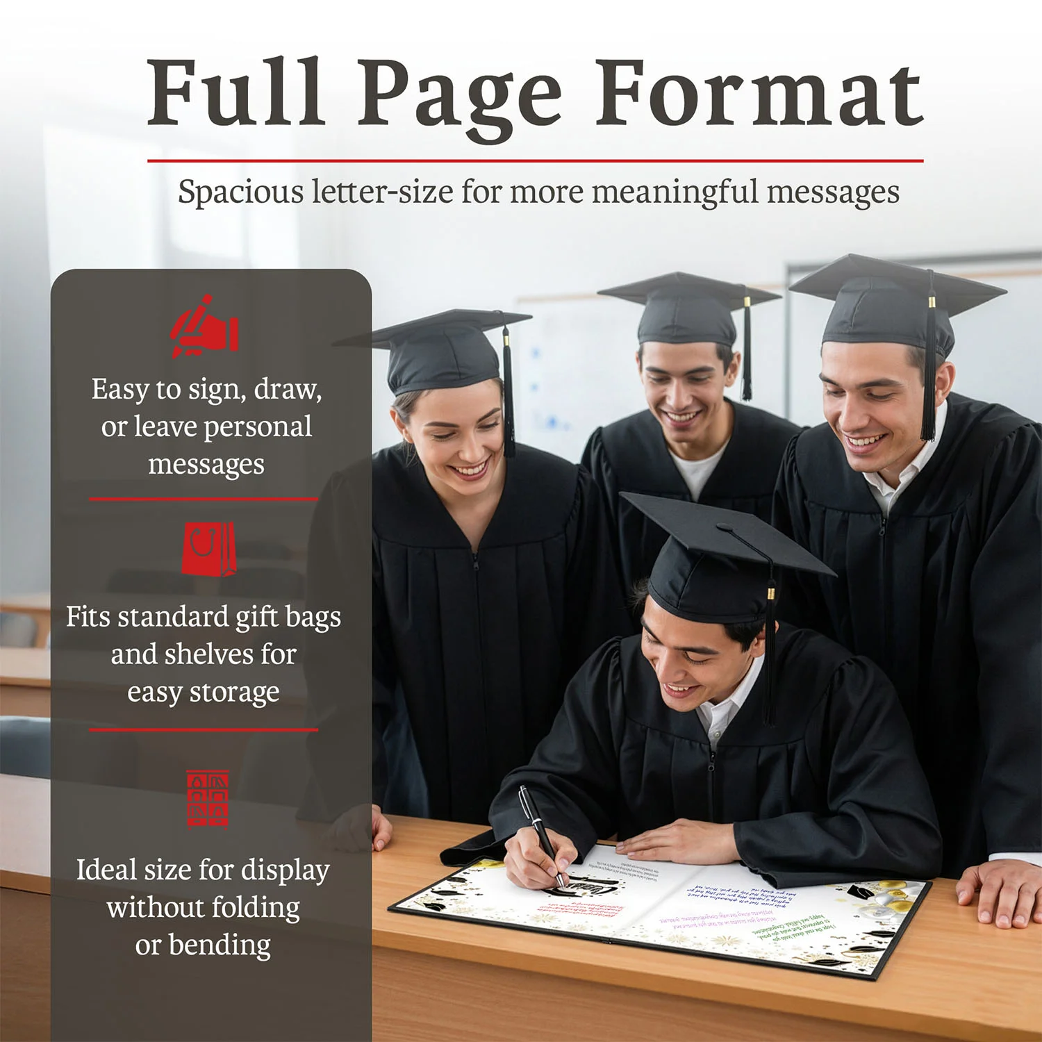 Graduation Guest Book Alternative – The Tassel Was Worth the Hassle (BLACK)